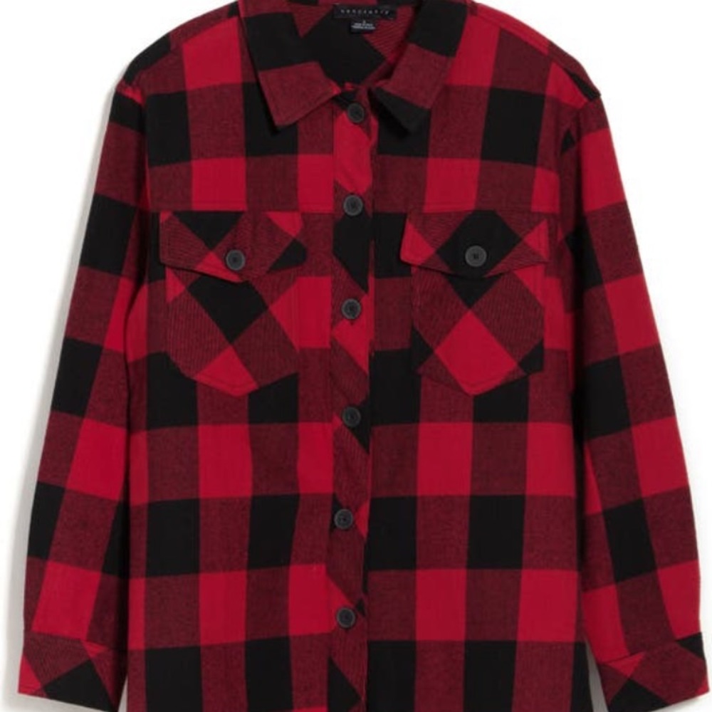 Sanctuary - Red Flannel Shacket